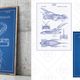 Patent Prints, 18" x 24", $15